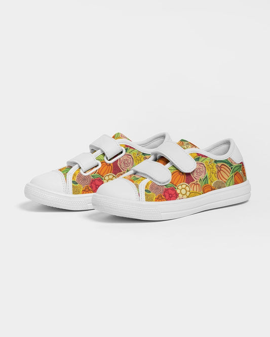 Citrouilles et Fleurs Kids Velcro Sneaker