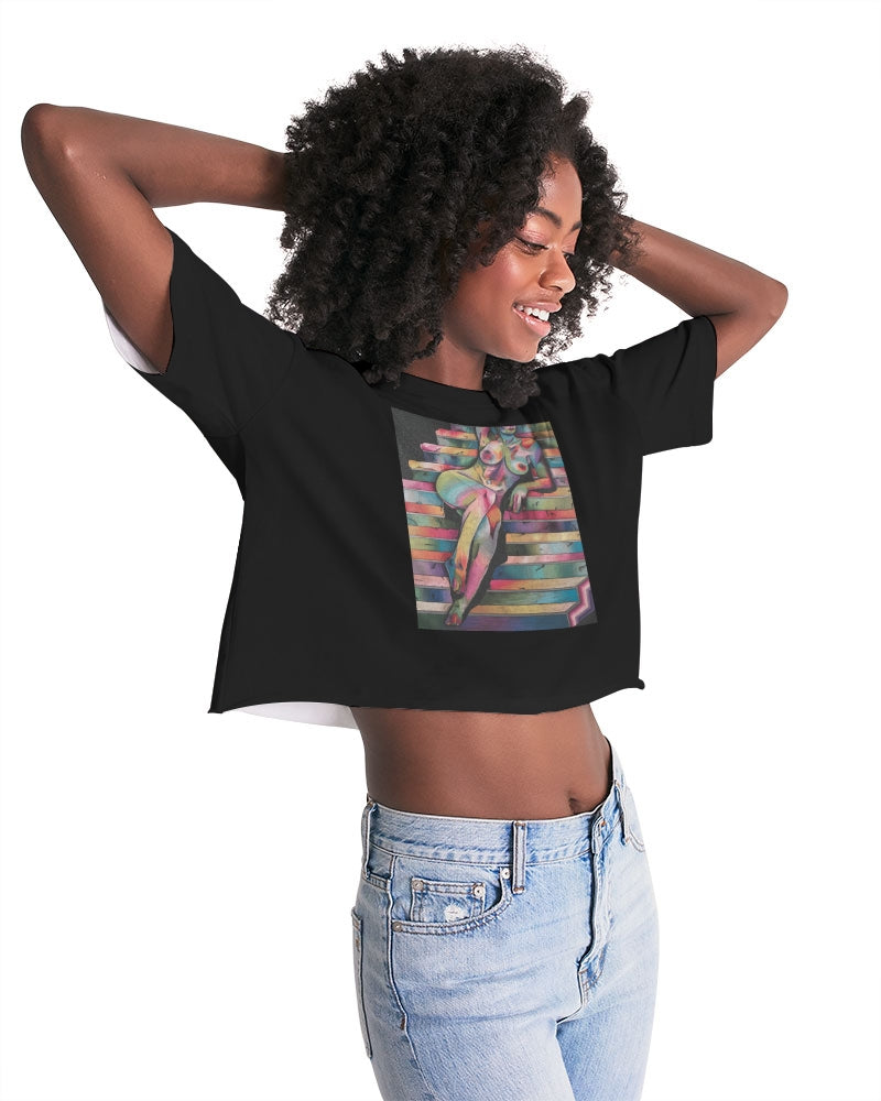 Tess Women's Lounge Cropped Tee