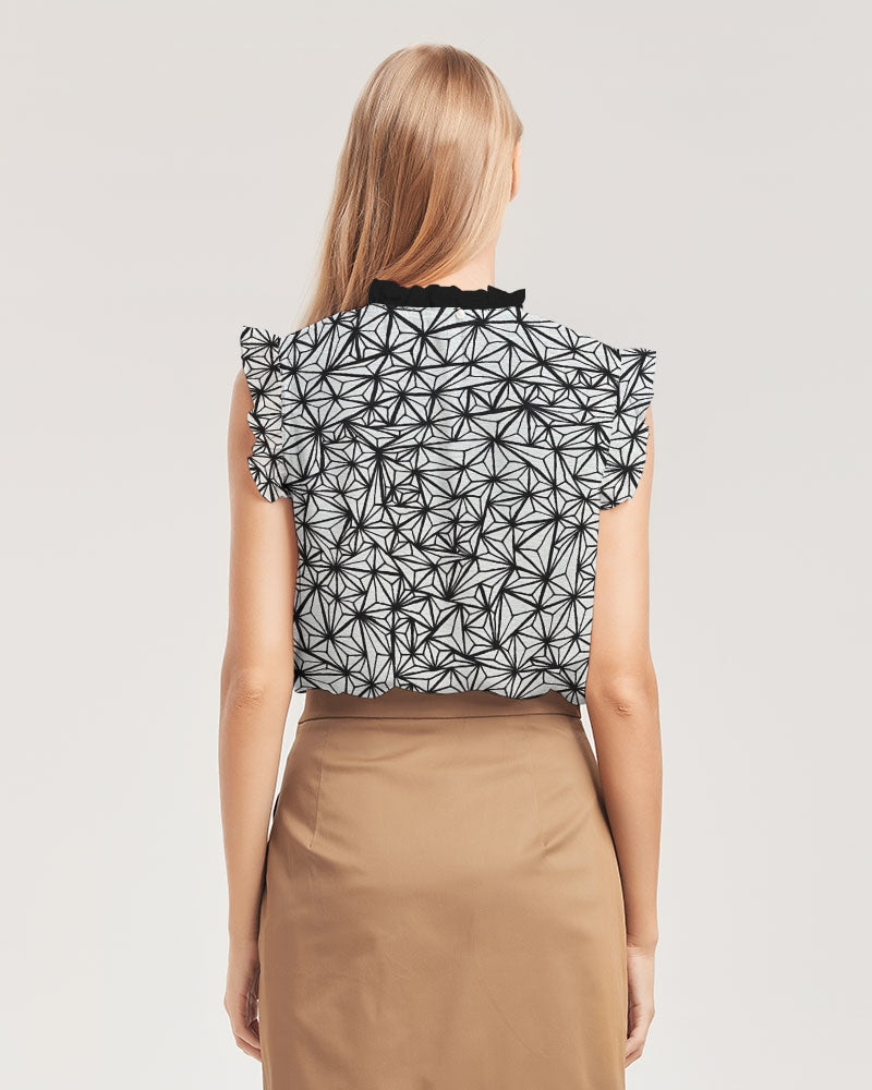 Mirage Women's Ruffle Sleeve Top