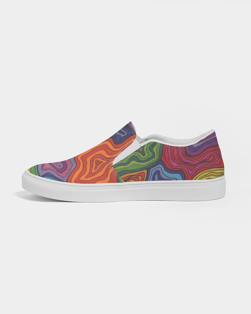 Curled Men's Slip-On Canvas Shoe