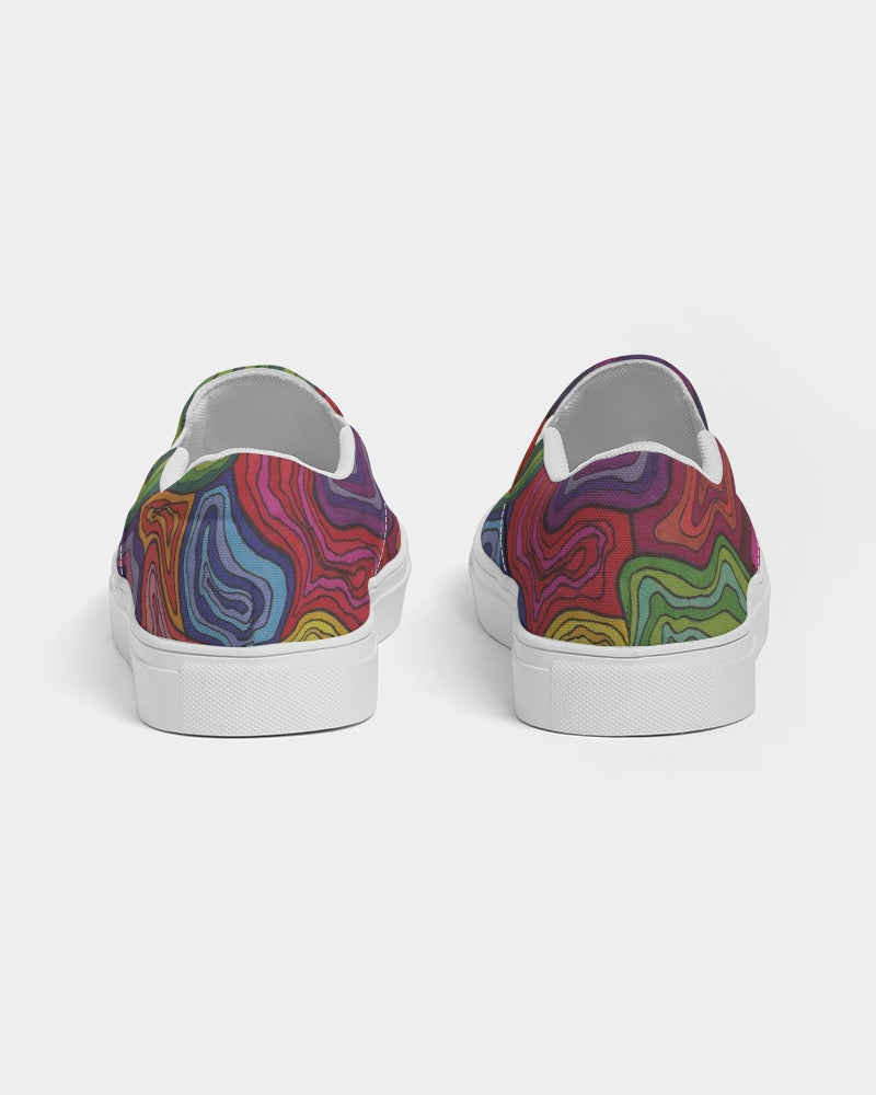 Curled Women's Slip-On Canvas Shoe