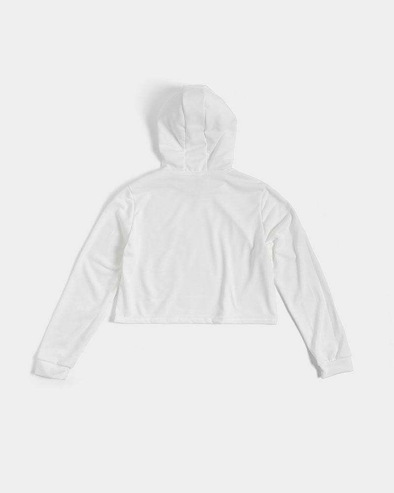 Appuyez-vous sur moi Women's Cropped Hoodie