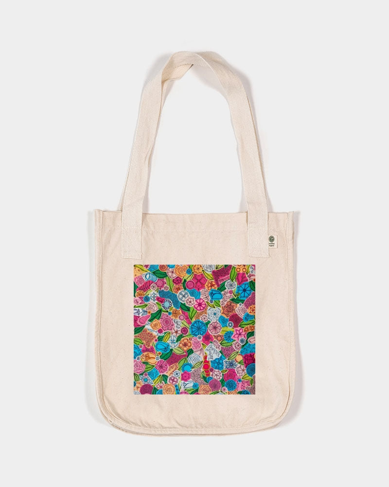 Fleurs de Printemps Organic Cotton Canvas Market Tote | Econscious