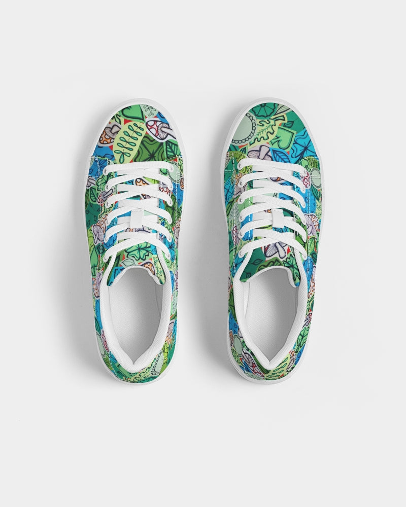 Fleurs et Trèfles Men's Faux-Leather Sneaker