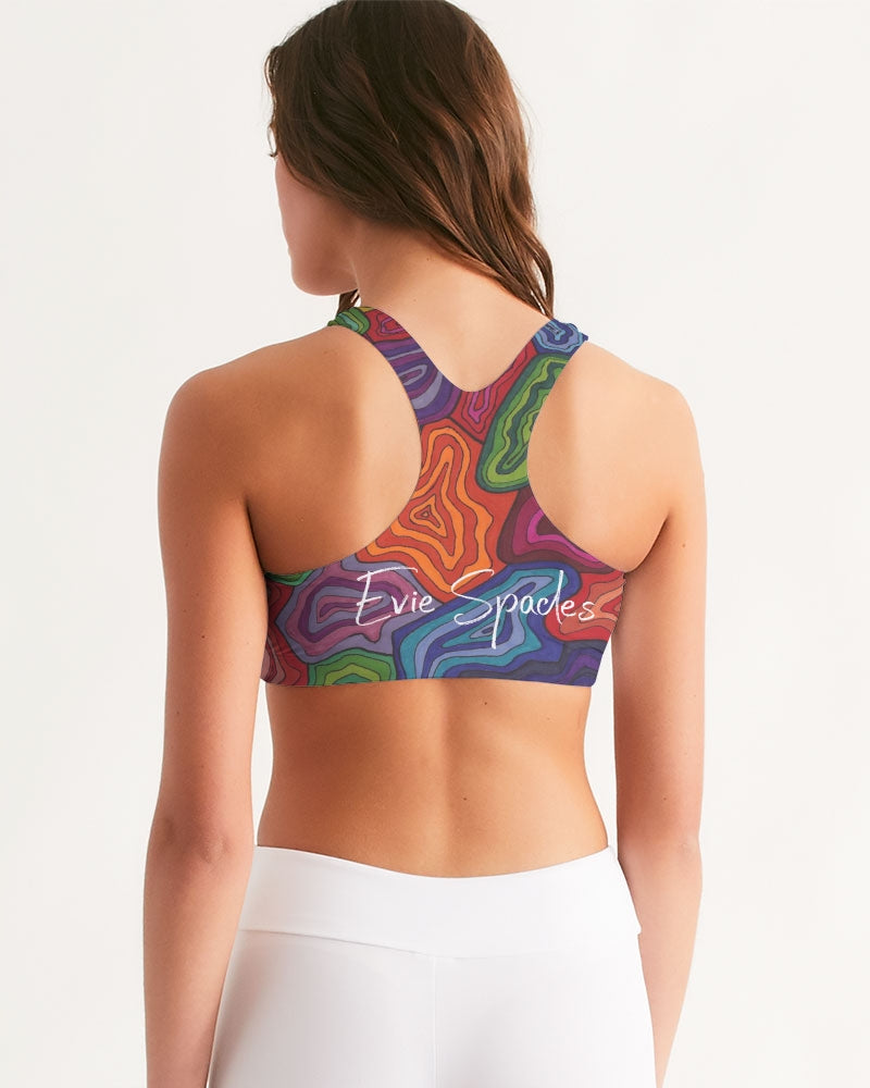 Curled Women's Seamless Sports Bra
