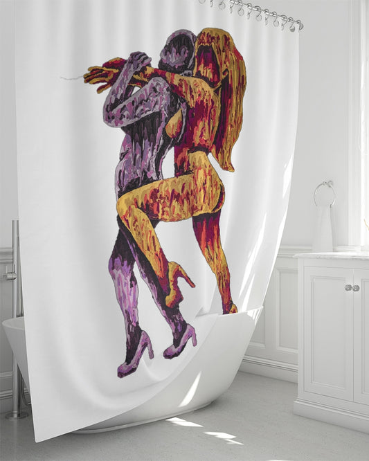 Appuyez-vous sur moi Shower Curtain 72"x72"