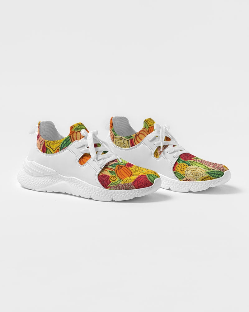 Citrouilles et Fleurs Women's Two-Tone Sneaker