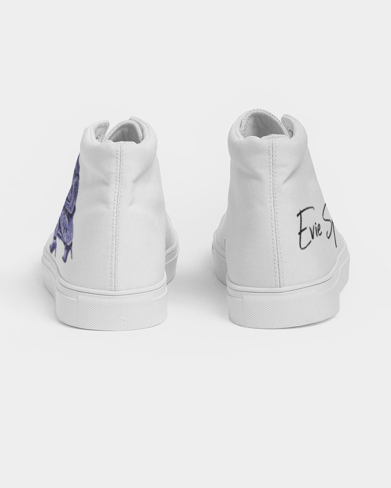 Consommé par le Violet Women's Hightop Canvas Shoe