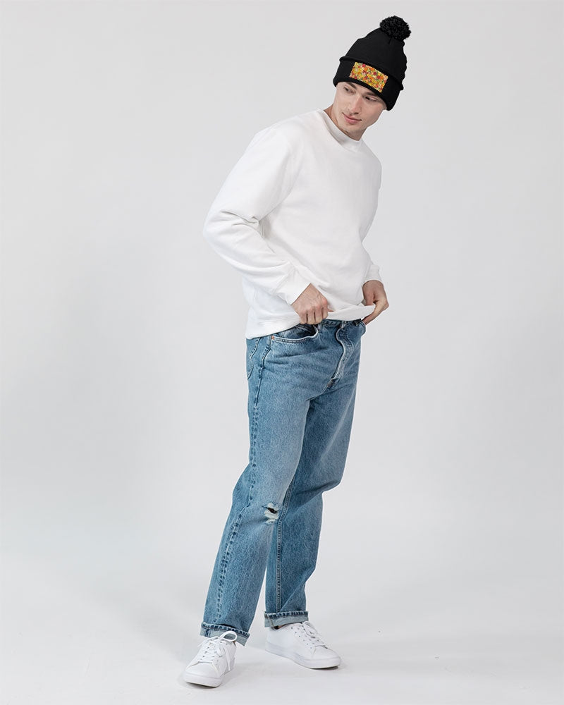 Citrouilles et Fleurs Pom-Pom Knit Beanie | Sportsman