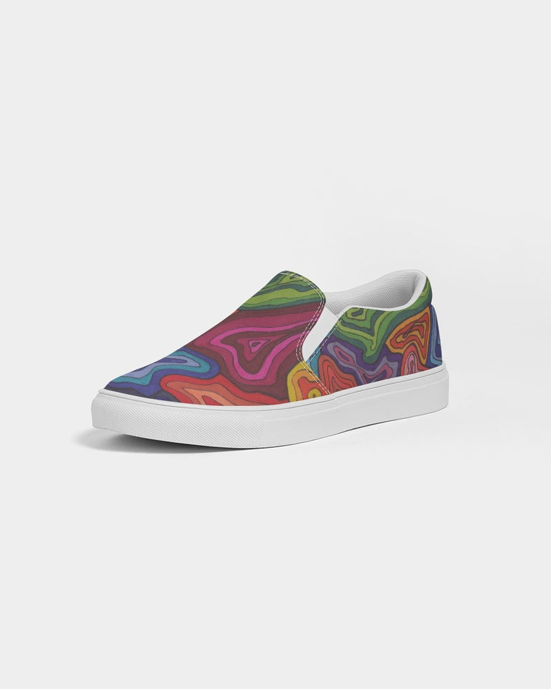 Curled Men's Slip-On Canvas Shoe