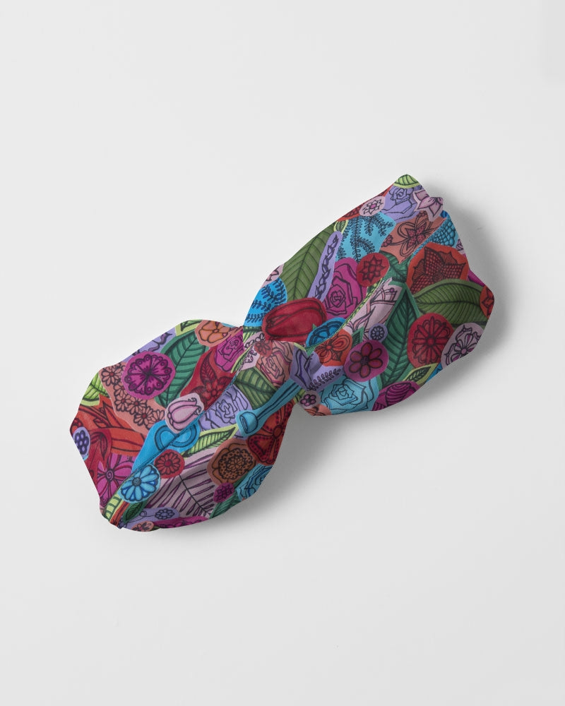 Fleurs et Trèfles Twist Knot Headband Set