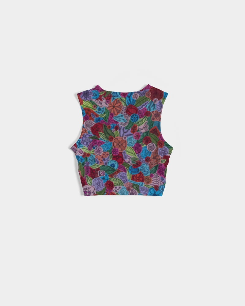 Les Fleurs Women's Twist-Front Tank