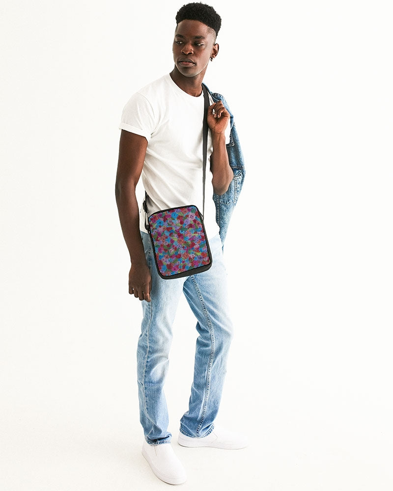 Les Fleurs Messenger Pouch
