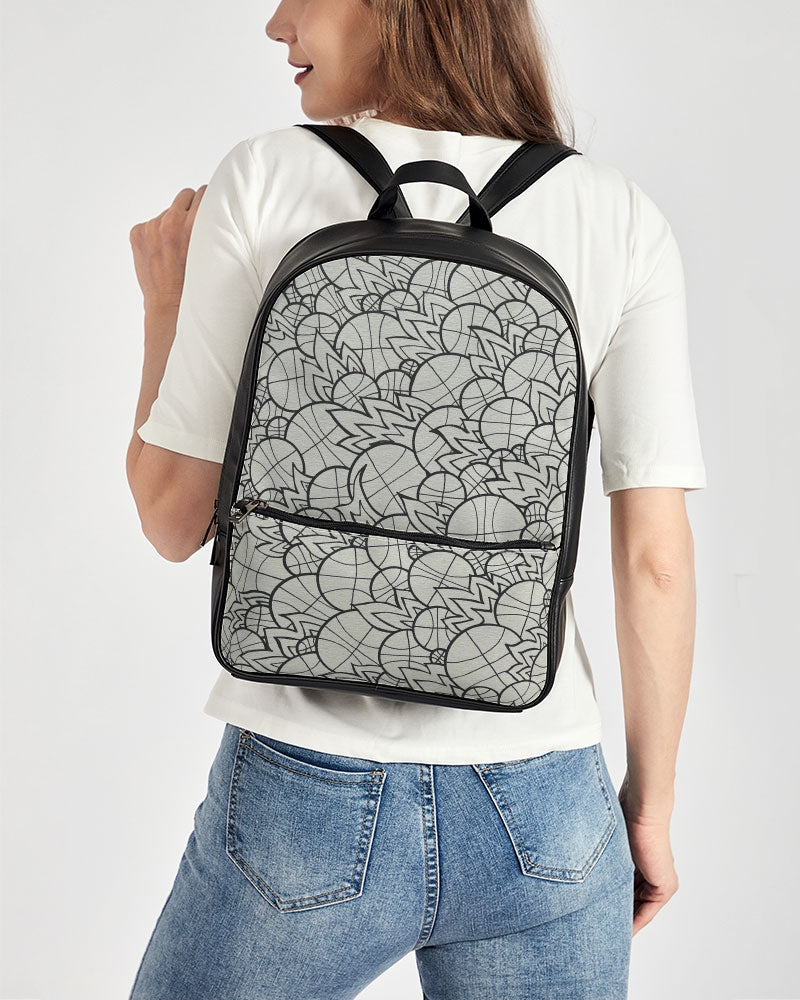 Shaun's Basketballs 2023 Classic Faux Leather Backpack