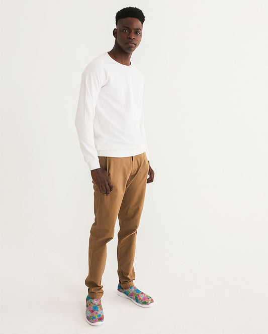 Fleurs de Printemps Men's Slip-On Flyknit Shoe