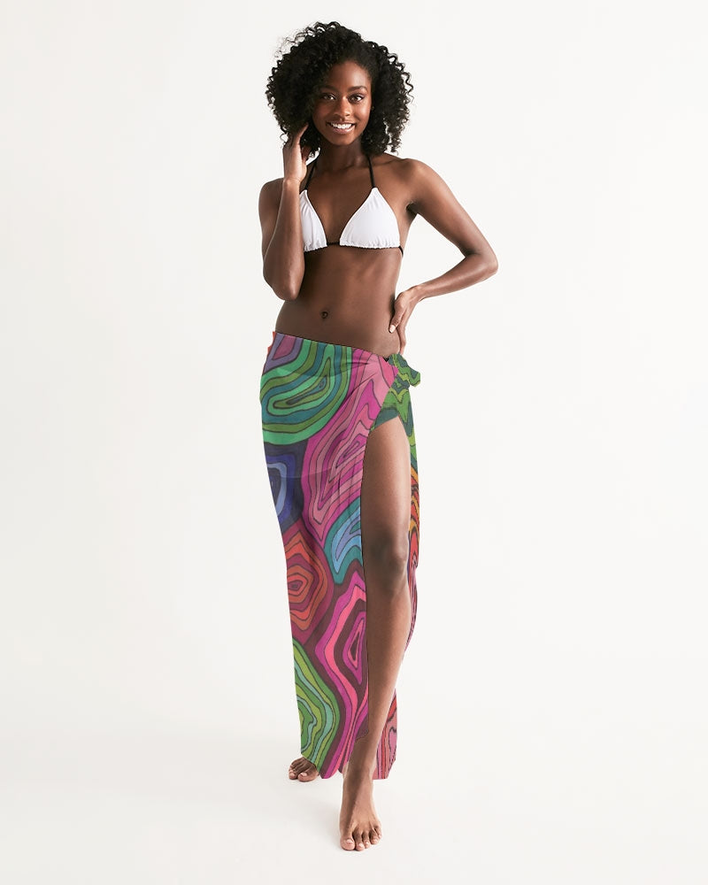Curled Swim Cover Up