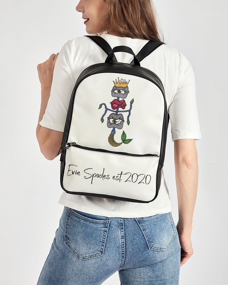 Phoebes Classic Faux Leather Backpack