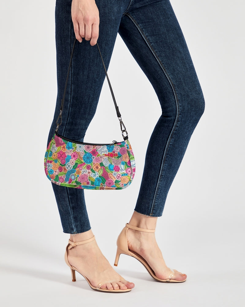 Fleurs de Printemps Petite Canvas Pouch