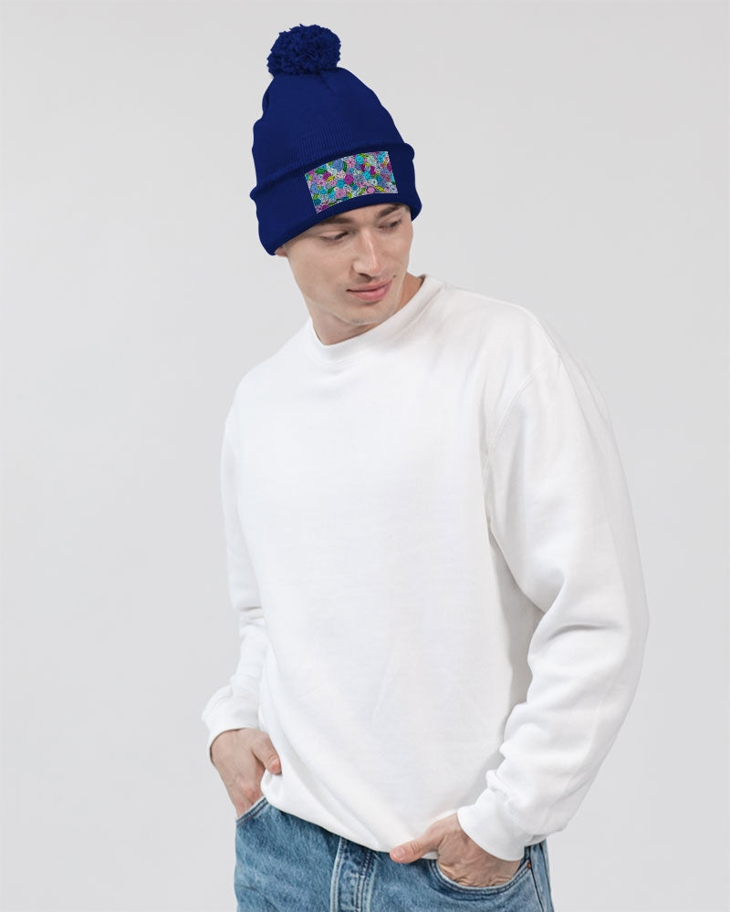 Les Fleurs Violettes Pom-Pom Knit Beanie | Sportsman