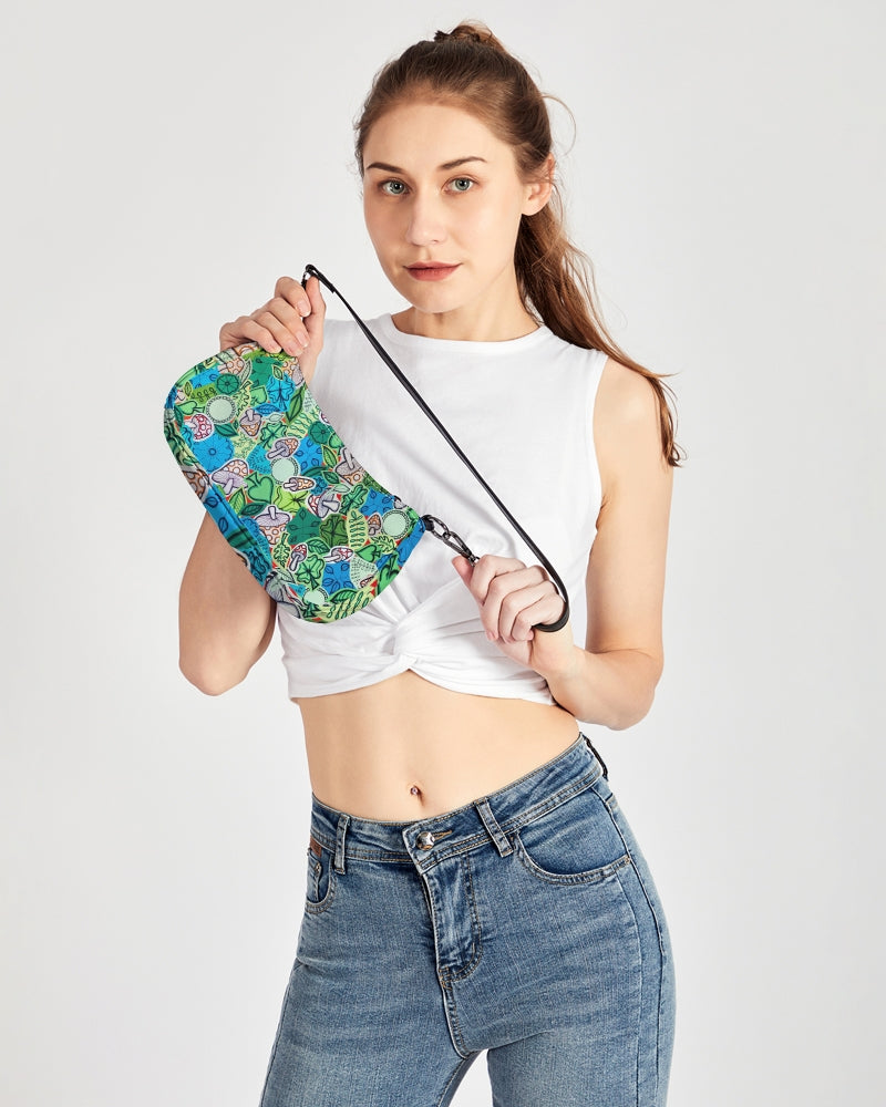 Fleurs et Trèfles Petite Canvas Pouch