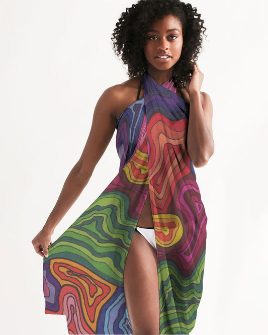 Curled Swim Cover Up