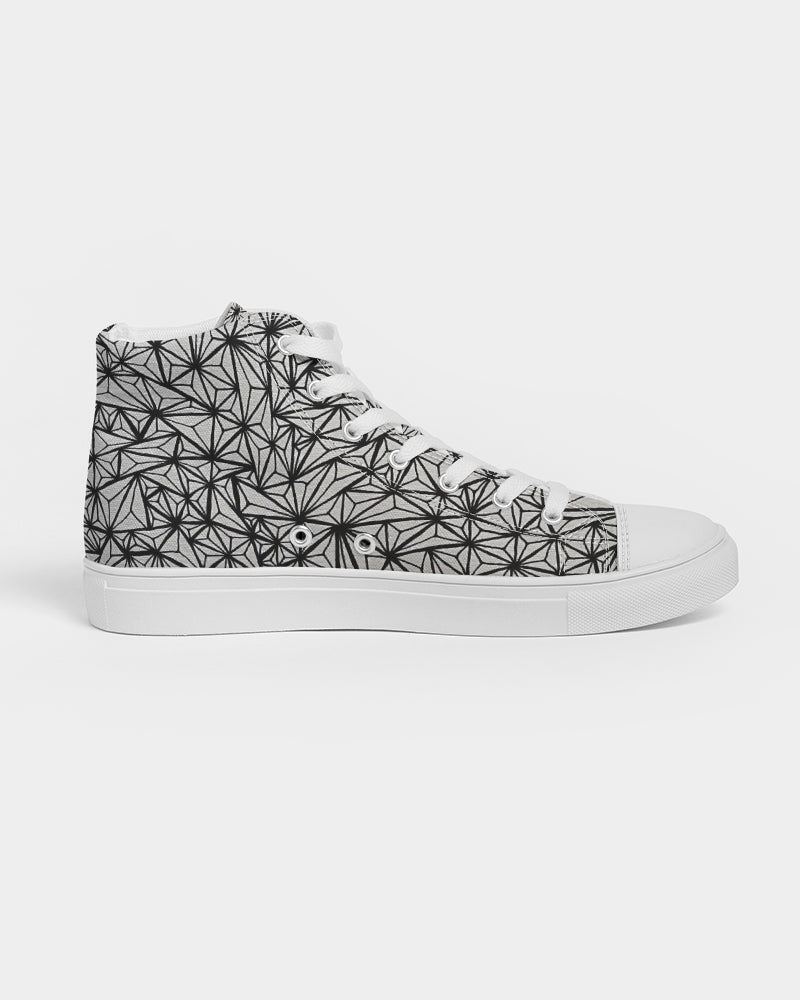 Triangular Mirage Men's Hightop Canvas Shoe