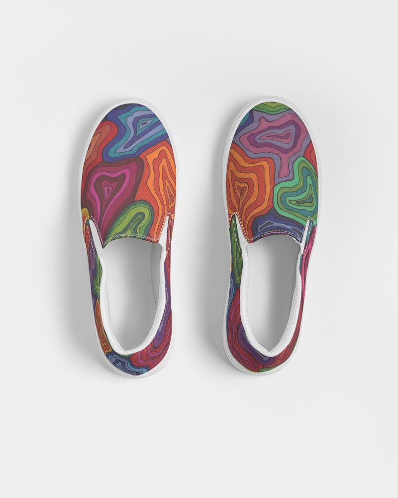 Curled Women's Slip-On Canvas Shoe