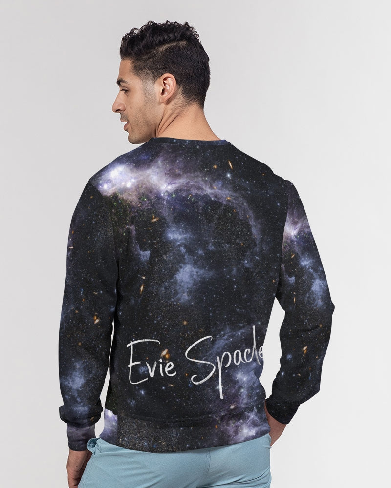Galaxy (1) Men's Classic French Terry Crewneck Pullover
