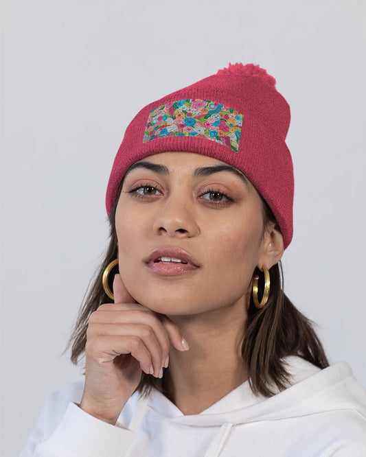 Fleurs de Printemps Pom-Pom Knit Beanie | Sportsman