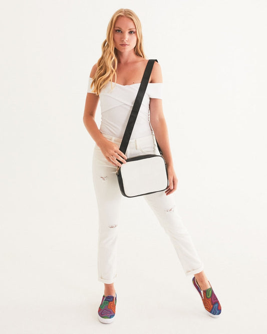 Curled Women's Slip-On Canvas Shoe