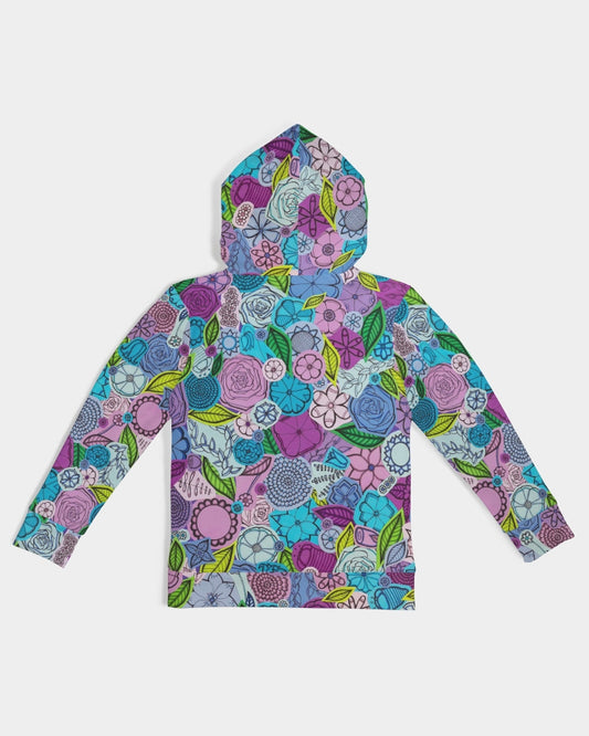 Les Fleurs Violettes Kids Hoodie