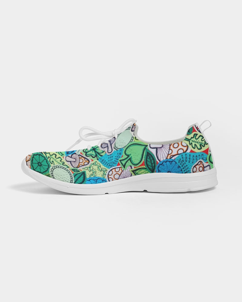 Fleurs et Trèfles Women's Lace Up Flyknit Shoe