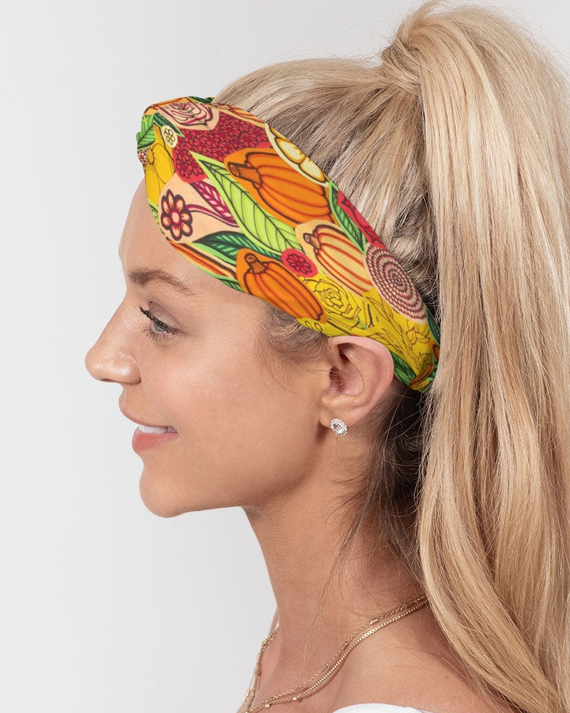 Fleurs et Trèfles Twist Knot Headband Set