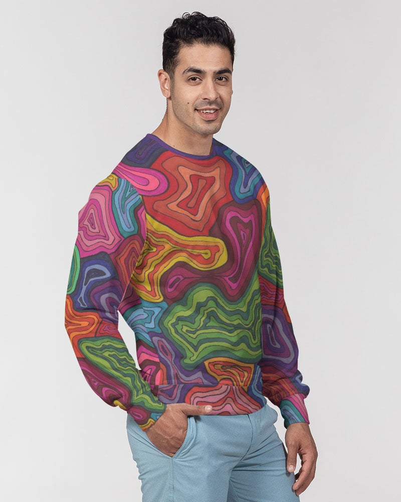 Curled Men's Classic French Terry Crewneck Pullover