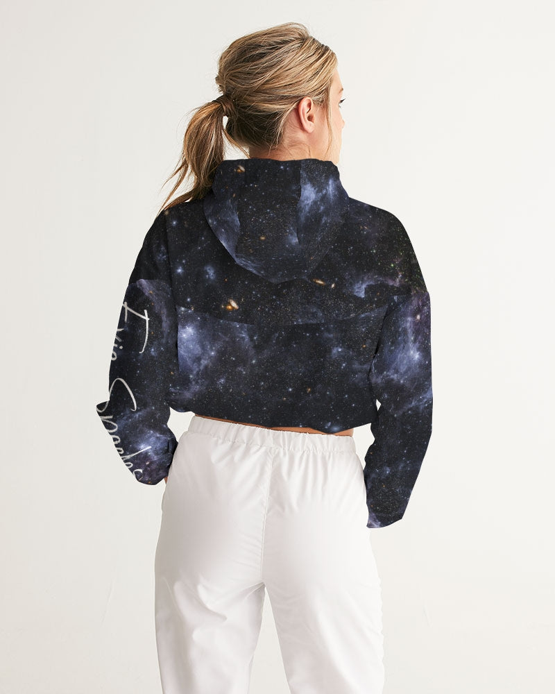 Galaxy (1) Women's Cropped Windbreaker