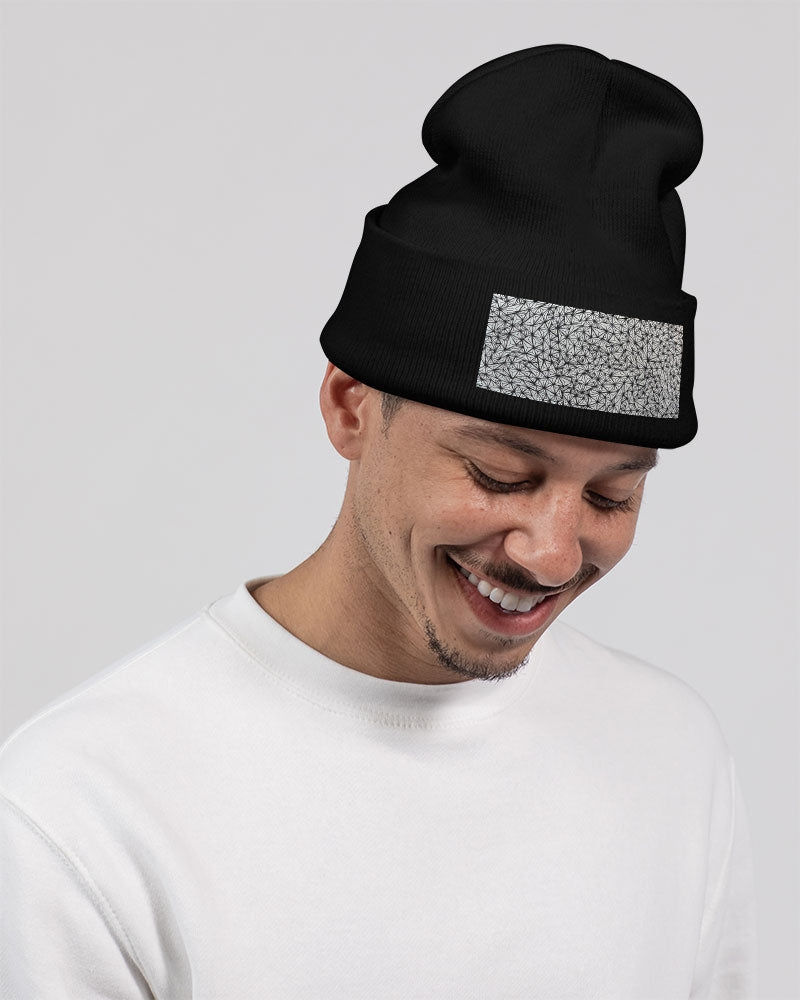 Triangular Mirage Solid Knit Beanie | Sportsman