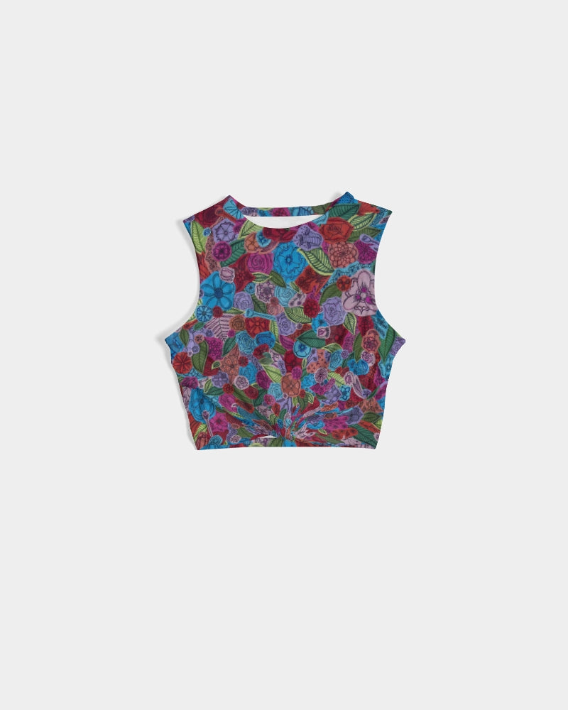 Les Fleurs Women's Twist-Front Tank