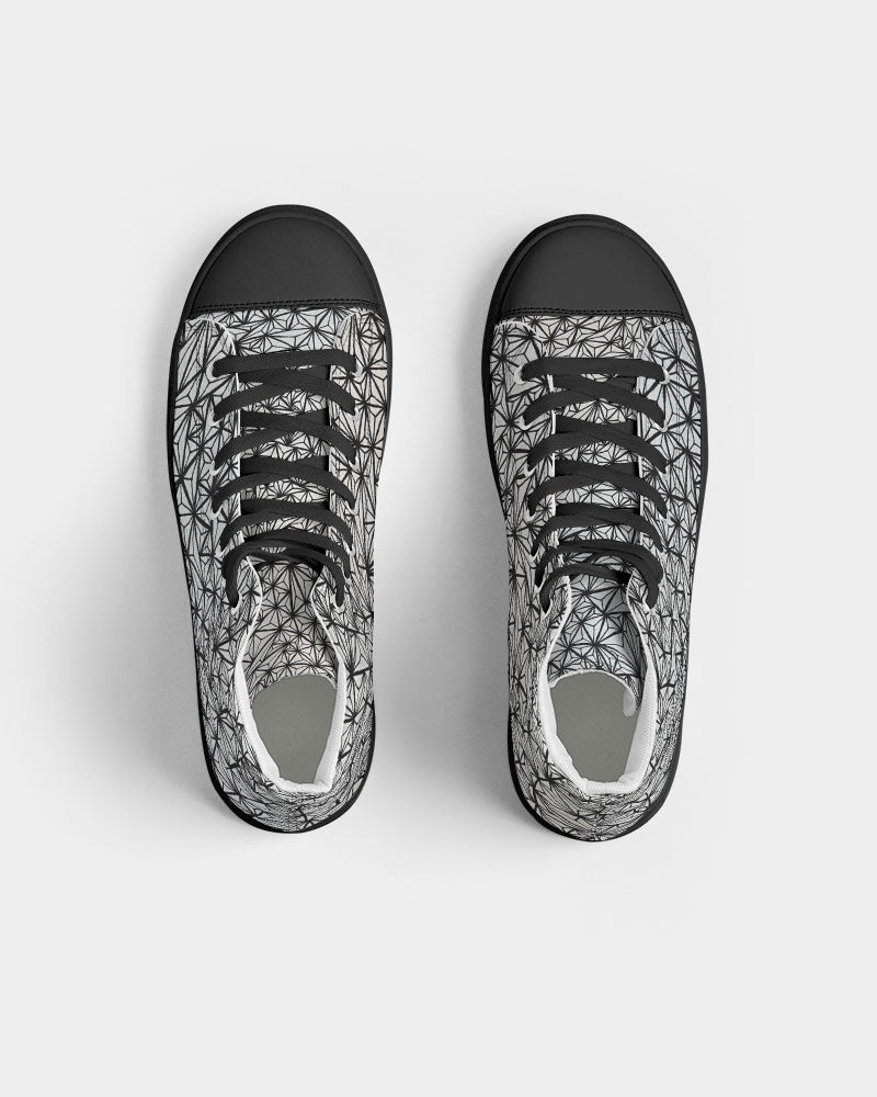 Mirage Men's Hightop Canvas Shoe - Black