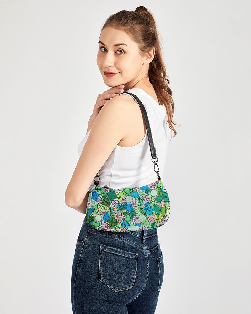 Fleurs et Trèfles Petite Canvas Pouch
