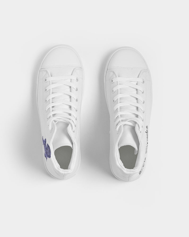 Consommé par le Violet Women's Hightop Canvas Shoe