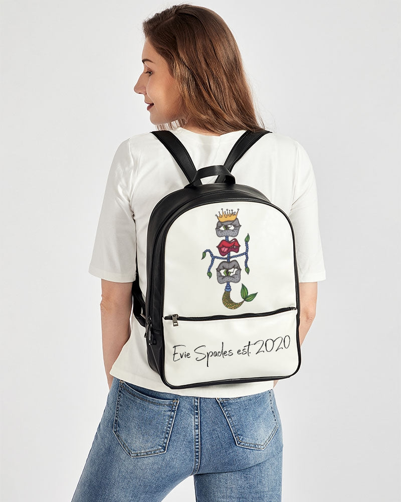 Phoebes Classic Faux Leather Backpack