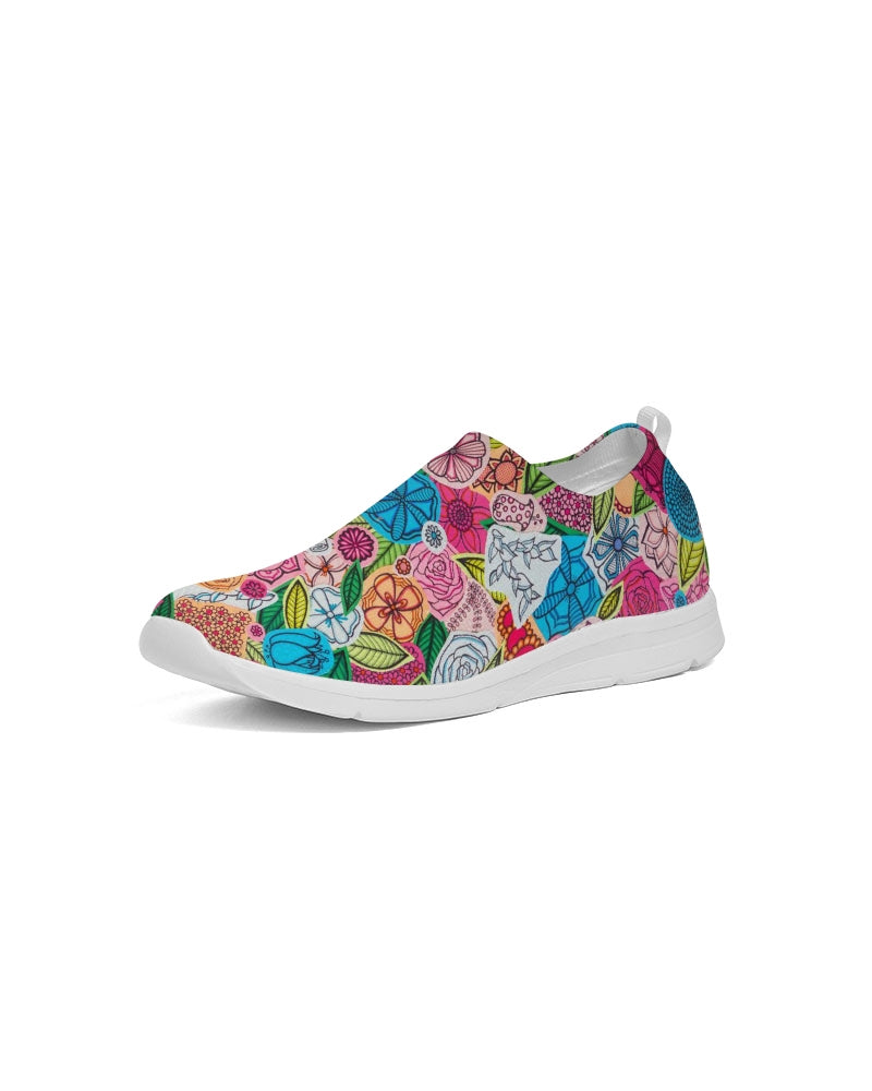 Fleurs de Printemps Women's Slip-On Flyknit Shoe