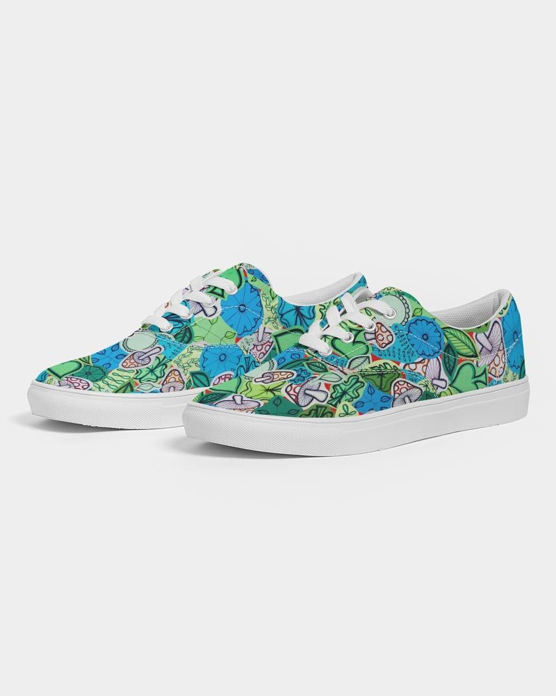 Fleurs et Trèfles Men's Lace Up Canvas Shoe