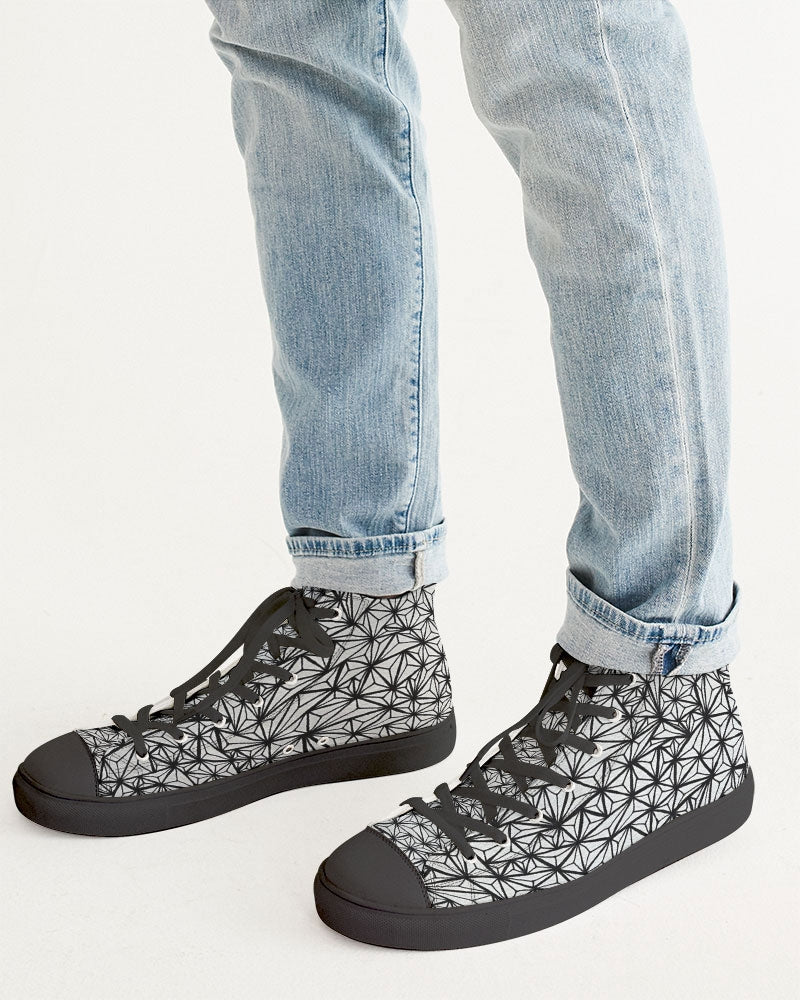 Mirage Men's Hightop Canvas Shoe - Black
