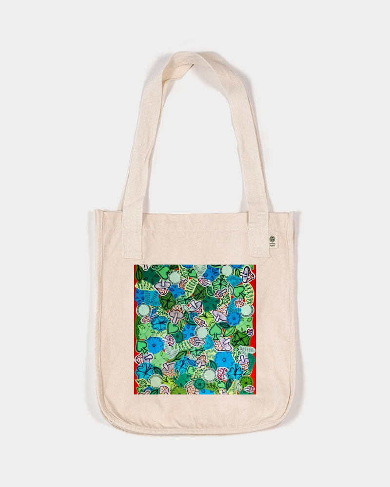 Fleurs et Trèfles Organic Cotton Canvas Market Tote | Econscious