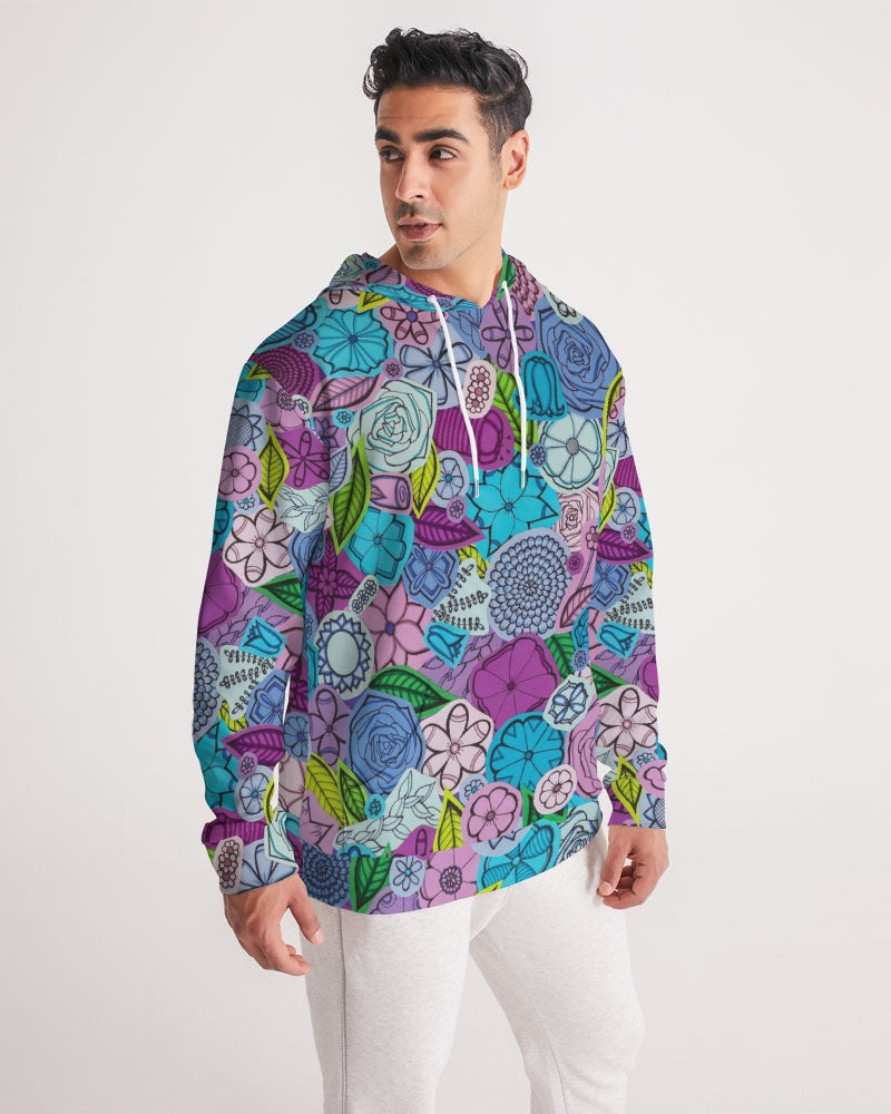 Les Fleurs Violettes Men's Hoodie