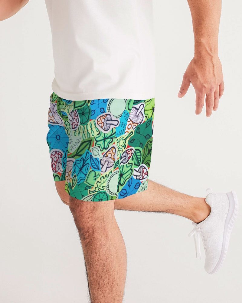 Fleurs et Trèfles Men's Jogger Shorts