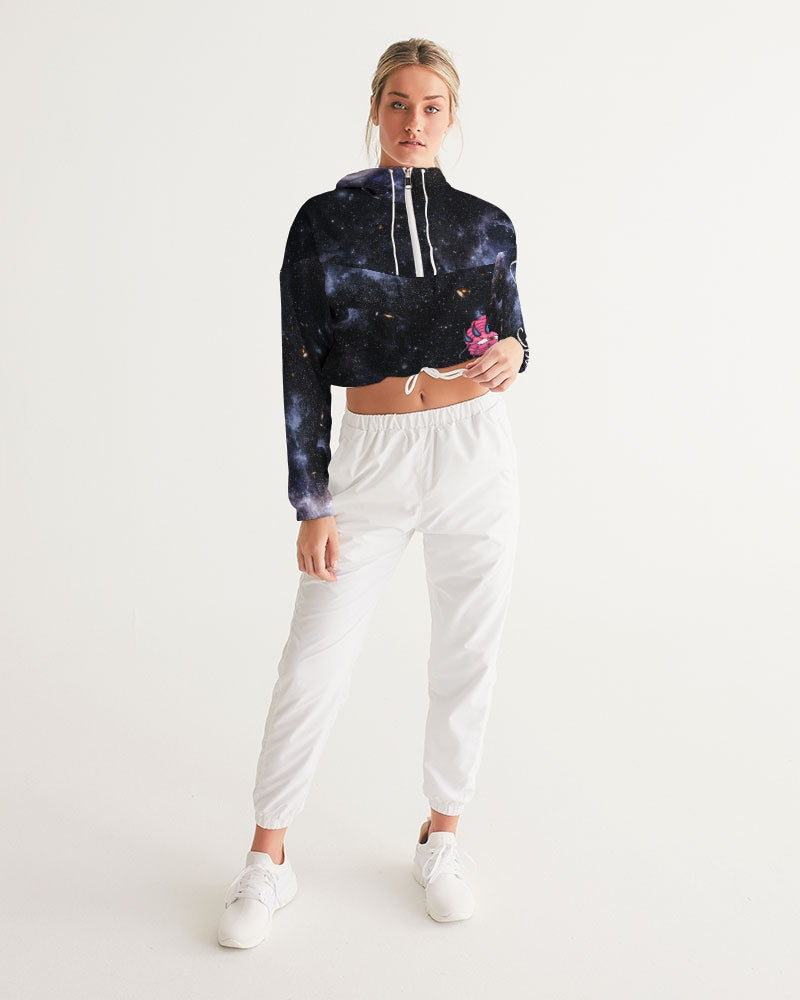 Galaxy (1) Women's Cropped Windbreaker