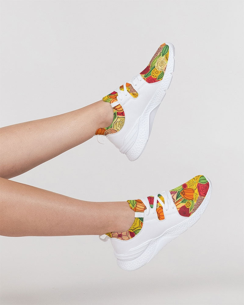 Citrouilles et Fleurs Women's Two-Tone Sneaker