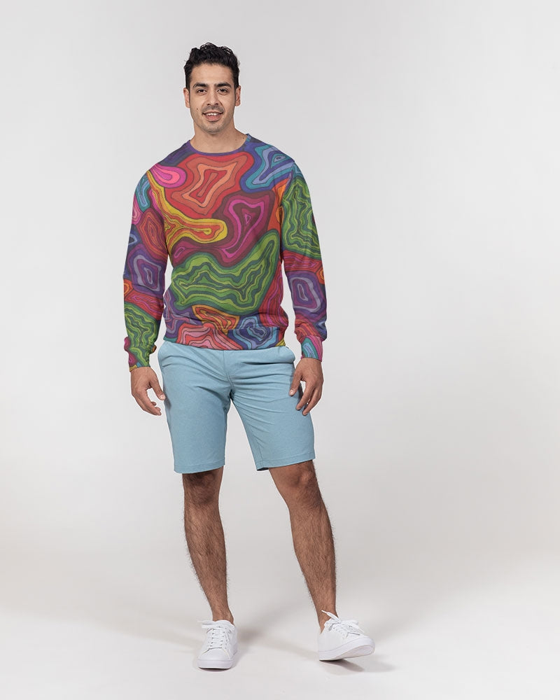 Curled Men's Classic French Terry Crewneck Pullover